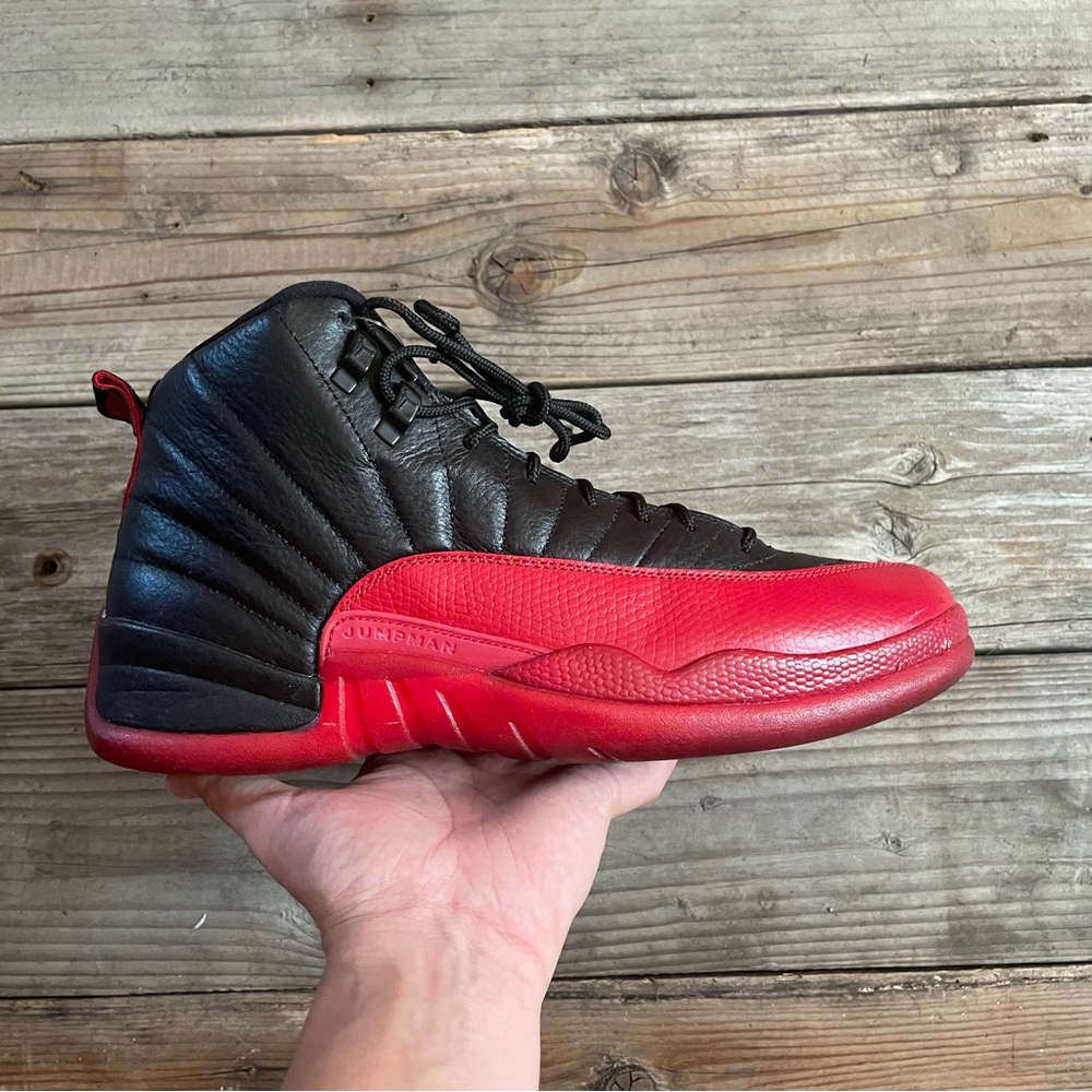 Men 2016 Nike Air Jordan 12 Flu Game Basketball Shoes Sneakers